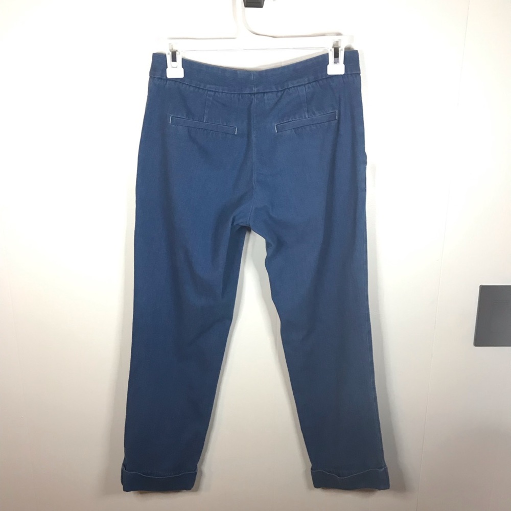 Theory Soft Cottony Denim Looking Petite Pants